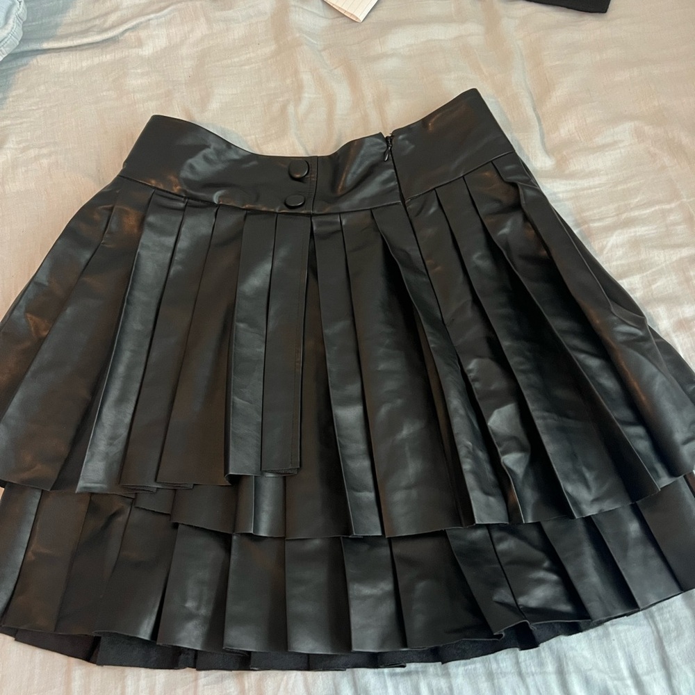 Anthropologie Maeve leather skirt, size 6. New with tags